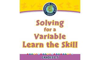 Algebra: Equations - Solving for a Variable - Learn the Skill - FLASH-MAC