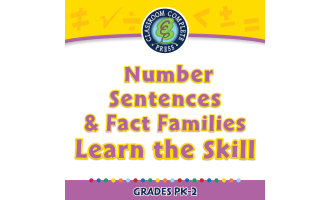 Algebra: Number Sentences & Fact Families - Learn the Skill - PC Software