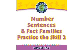 Algebra: Number Sentences & Fact Families - Practice the Skill 2 - FLASH-MAC