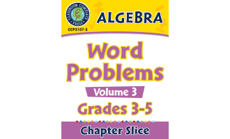 Algebra: Word Problems Vol. 3 Gr. 3-5