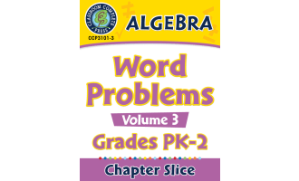 Algebra: Word Problems Vol. 3 Gr. PK-2