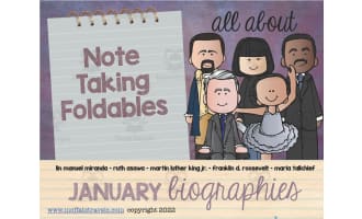All About Influential Leaders | January Writing Packet