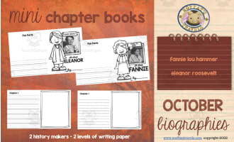 All About Influential Leaders | October Writing Packet