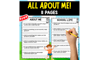 ALL ABOUT ME | 11 PAGES | ADVANCED LEVEL