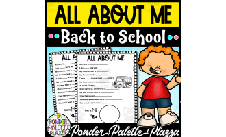 All About Me Activity - Back to School