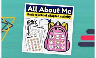 All About Me Back To School Craft Activity First Day Of School