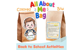 All About Me Bag Activity | Get to Know You Activity | Secret Mission