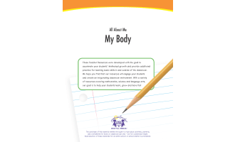 All About Me: My Body Printable Workbook