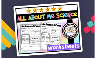 All About Me Science Activities  Beginning of the Year
