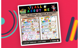 All About Me Worksheet | Back to School Get to Know You Activity 2026