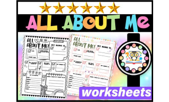 All About Me Worksheet | First Day of School All About Me