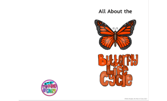 All About the Butterfly Life Cycle Activity Book