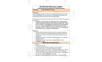 All Hail the Glorious Leader! | The Command or Planned Economic System