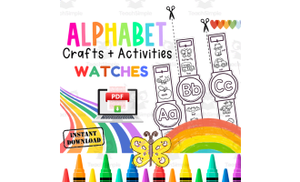 Alphabet Activities Watches  Alphabet Letter Recognition, Bracelets