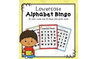 Alphabet Bingo | Lowercase Alphabet Practice Games