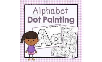 Alphabet Dot Painting | Letter of the Week Activity Book