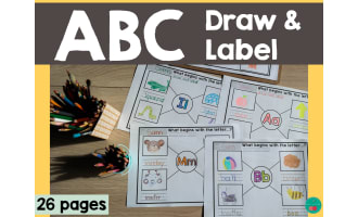 Alphabet Draw and Label
