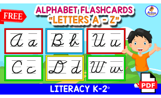 ALPHABET FLASHCARDS - A to Z