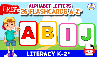 ALPHABET FLASHCARDS A-Z I 26 Cards