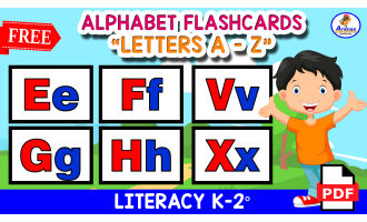 ALPHABET FLASHCARDS - Letters A to Z FOR KIDS
