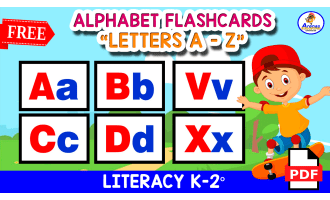 ALPHABET FLASHCARDS - Letters A to Z