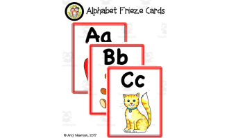 Alphabet Frieze Cards