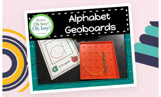 Alphabet Geoboards