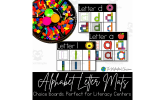 Alphabet Letter Mats | Choice Boards