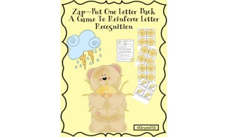 Alphabet Letter Recognition - Zap Put One Letter Back Game