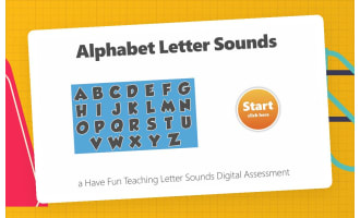 Alphabet Letter Sounds Uppercase Digital Assessment