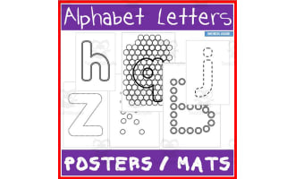 ALPHABET LETTERS POSTERS