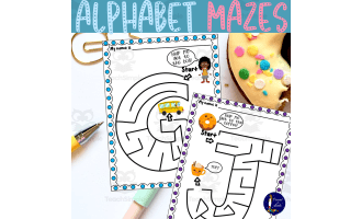 Alphabet Mazes for Small Hands