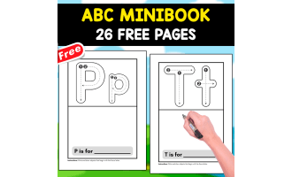 ALPHABET MINIBOOK | Drawing Activity