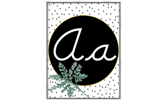 Alphabet Posters Set 2