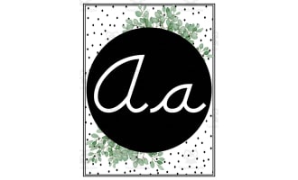 Alphabet Posters Set 4