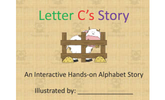 Alphabet Story Book | Letter C Interactive Book