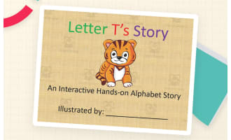 Alphabet Story Book | Letter T Interactive Book