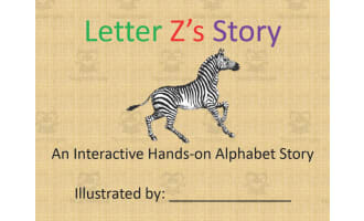 Alphabet Story Book | Letter Z Interactive Book