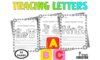Alphabet Trace and Color Activity