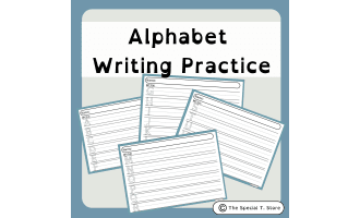 Alphabet Writing Practice | For Pre-K, K and Special Education