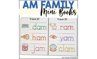 AM Word Family Foldable Mini Books