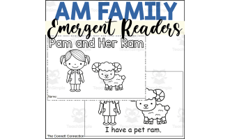 AM Words Emergent Reader: Pam and Her Ram