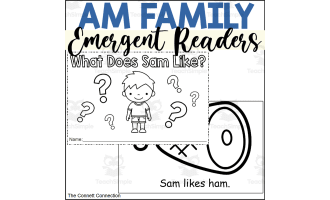 AM Words Emergent Reader: What Does Sam Like?