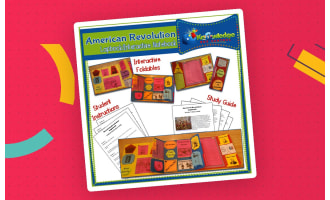 American Revolution Lapbook / Interactive Notebook - EBOOK