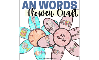 AN Word Family Flower Craft
