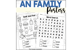AN Word Family Fun Worksheets