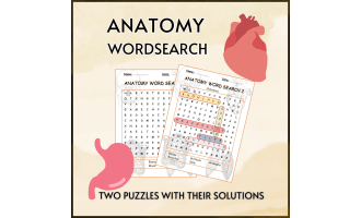 ANATOMY OF HUMAN BODY WORD SEARCH!!
