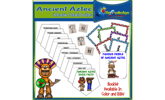 Ancient Aztec Interactive Foldable Booklets - EBOOK