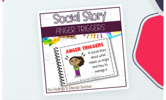 Anger Triggers Social Story For Identifying Triggers and Coping Skills