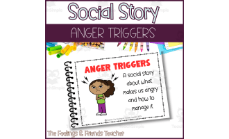 Anger Triggers Social Story For Identifying Triggers and Coping Skills